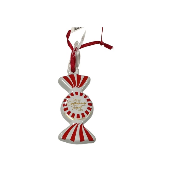 2019 Disney's Contemporary Resort 10th Anniversary Peppermint Twist Ornament - Picture 2 of 2
